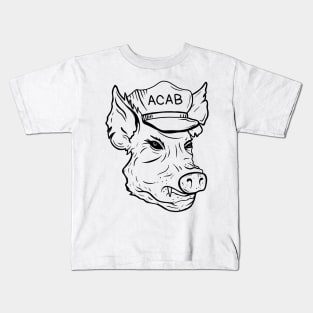 ACAB Pig Kids T-Shirt